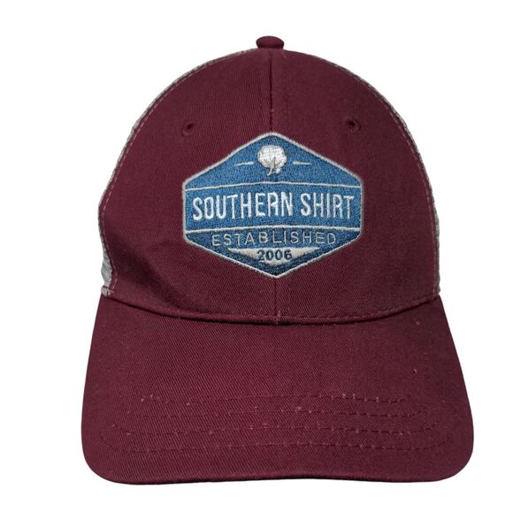 Southern Shirt Snapback Mesh Back Trucker Hat Multi One Size Colorblock - Picture 1 of 11